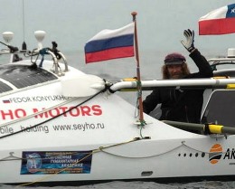Fyodor Konyukhov expedition across the Pacific Ocean interrupted