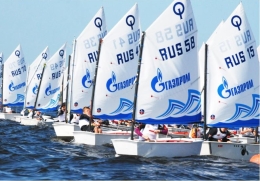 In St. Petersburg the first stage of the race Optimists Northern Capital