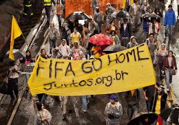 Protests in Sao Paulo threaten World Cup