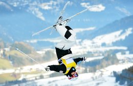 Ski acrobats showed class at the World Cup freestyle
