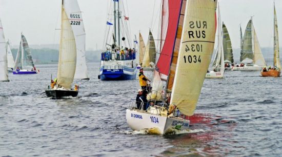 Started 3 stage Sailing Cup of Siberia 2013 1