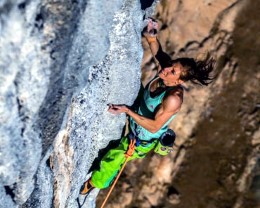 Climber Mina Markovic again goes on the record