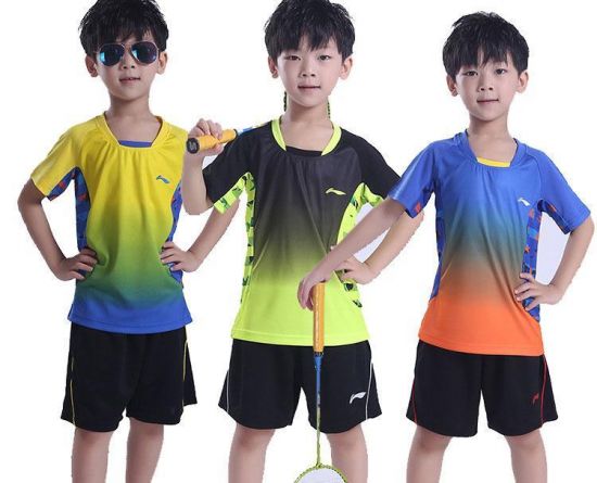children kids tennis shirts sports jersey b3407