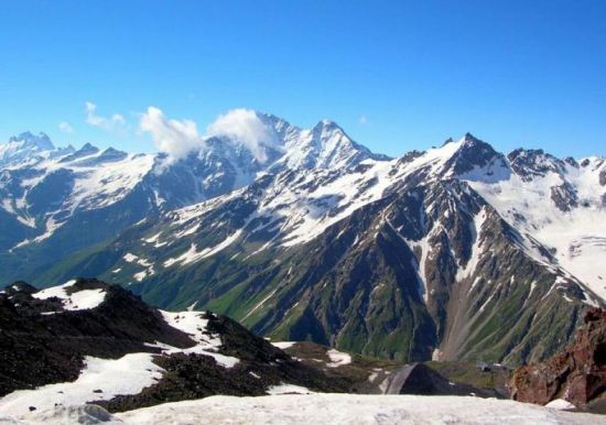 Ледолазание в Кавказских горах