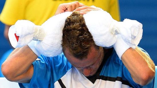 Hot tennis championship at  45C 1