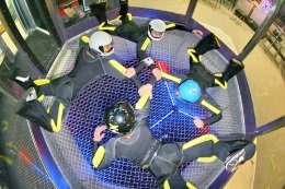 Flying in aerotrube in Moscow