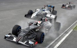 In Sochi the first time passed the stage of F1 racing