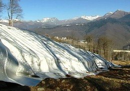 Last years snow for the Sochi 2014