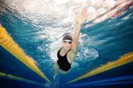 Swimming in the pool as a way to lose weight