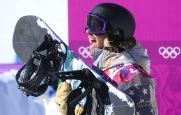 The first gold in Sochi played snouborldinge
