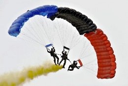 parachuting